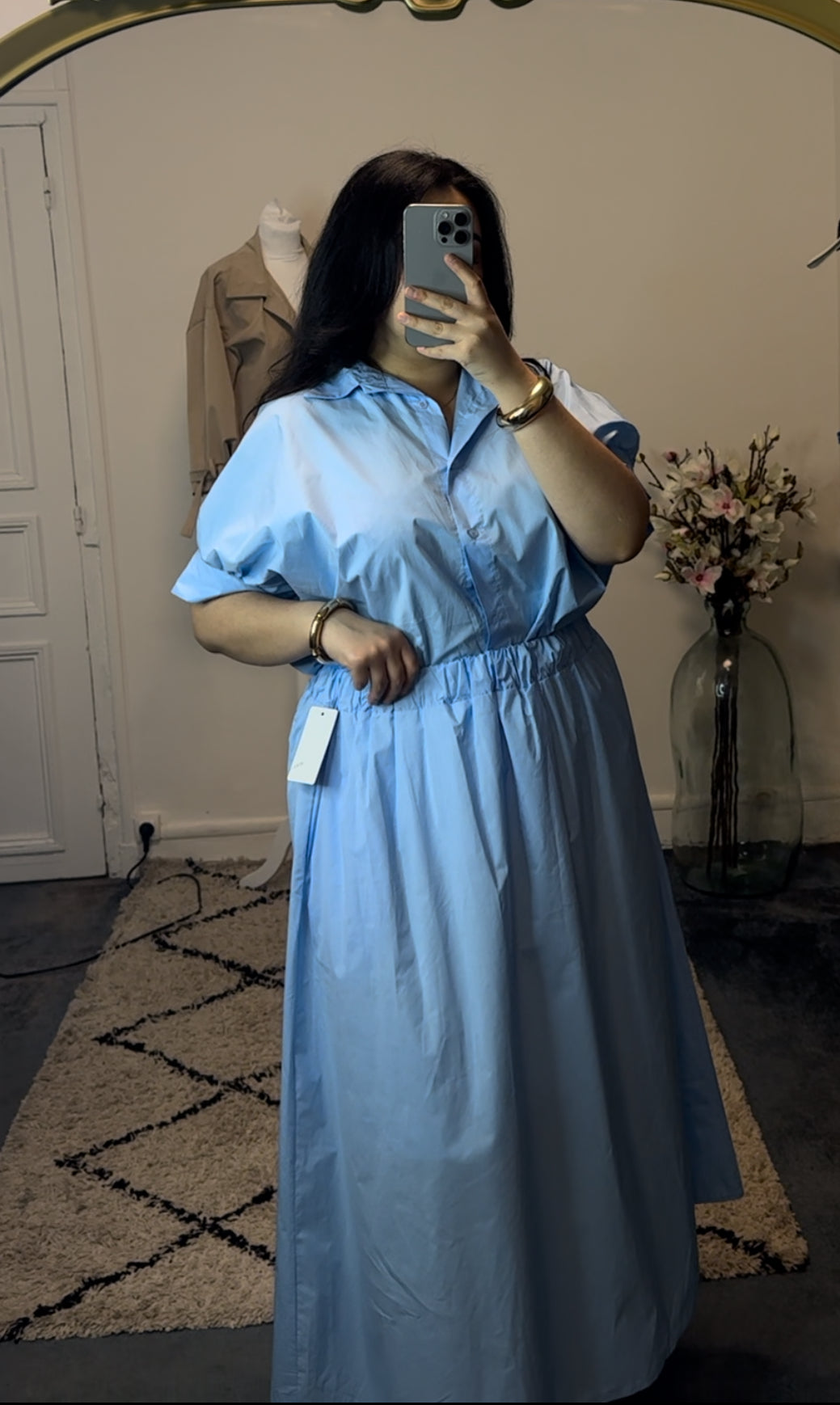 Ensemble chemise fluide