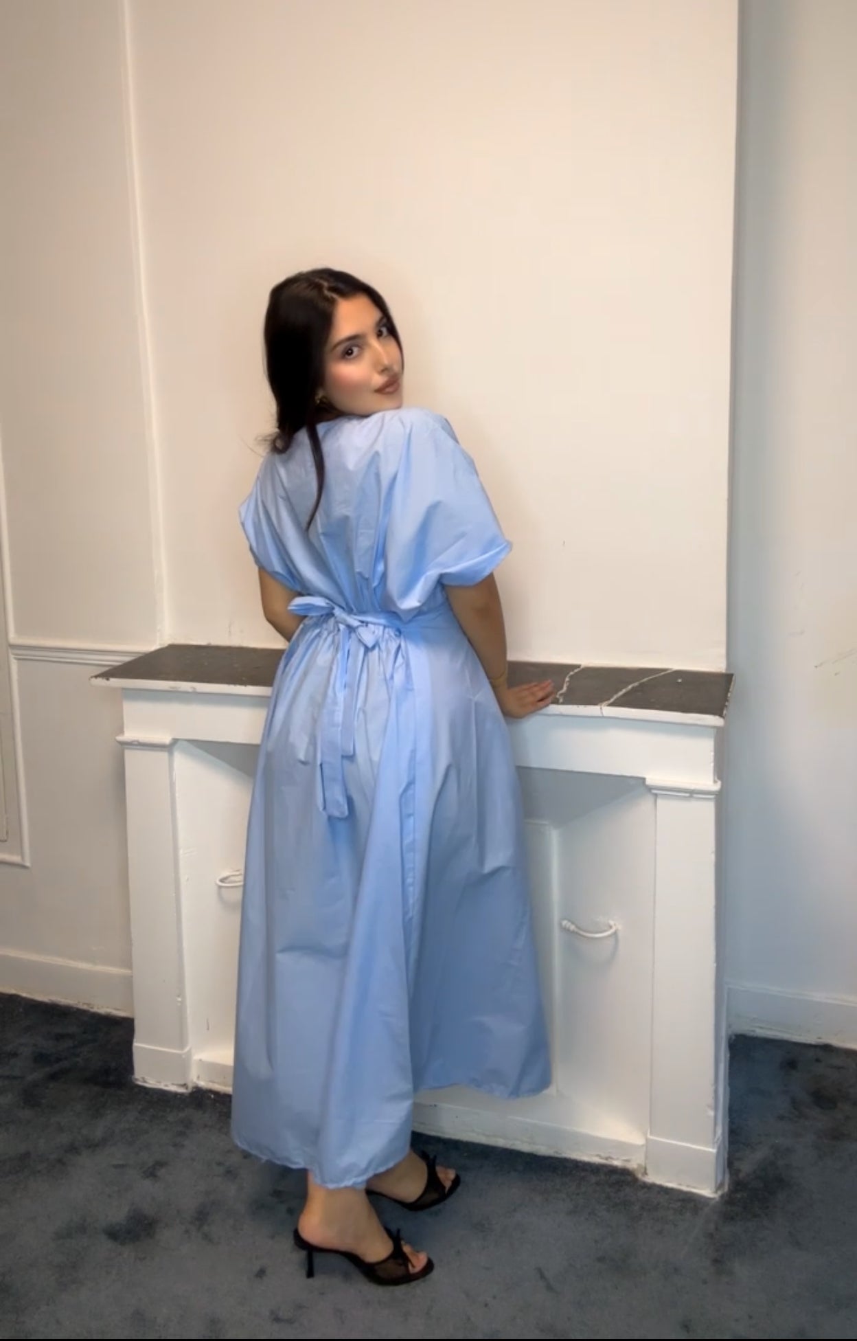 Robe longue à nouer