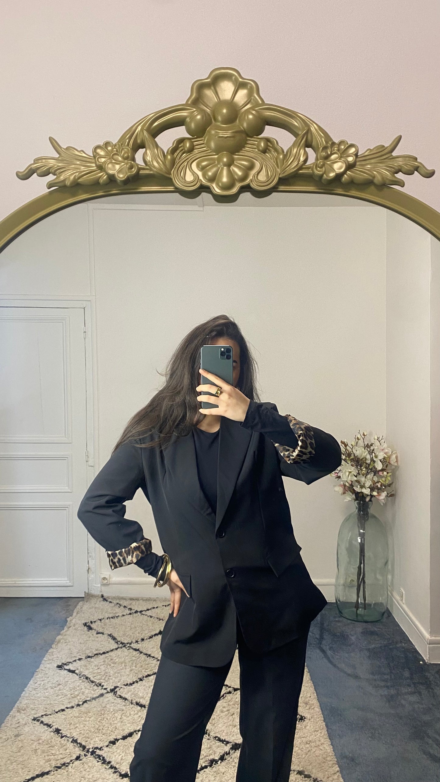Veste blazer léopard