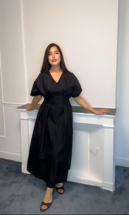 Robe longue à nouer