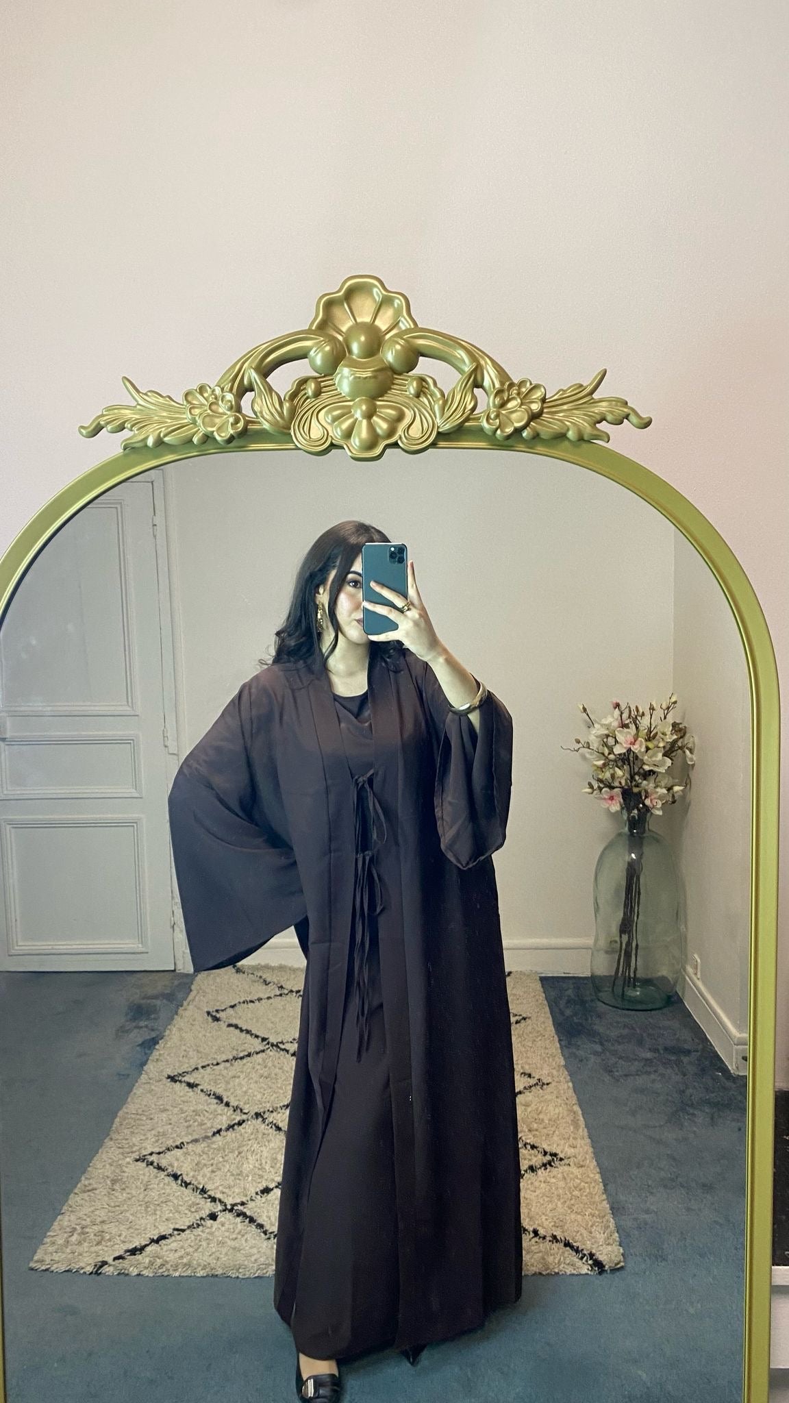 Abaya deux pièces fluide