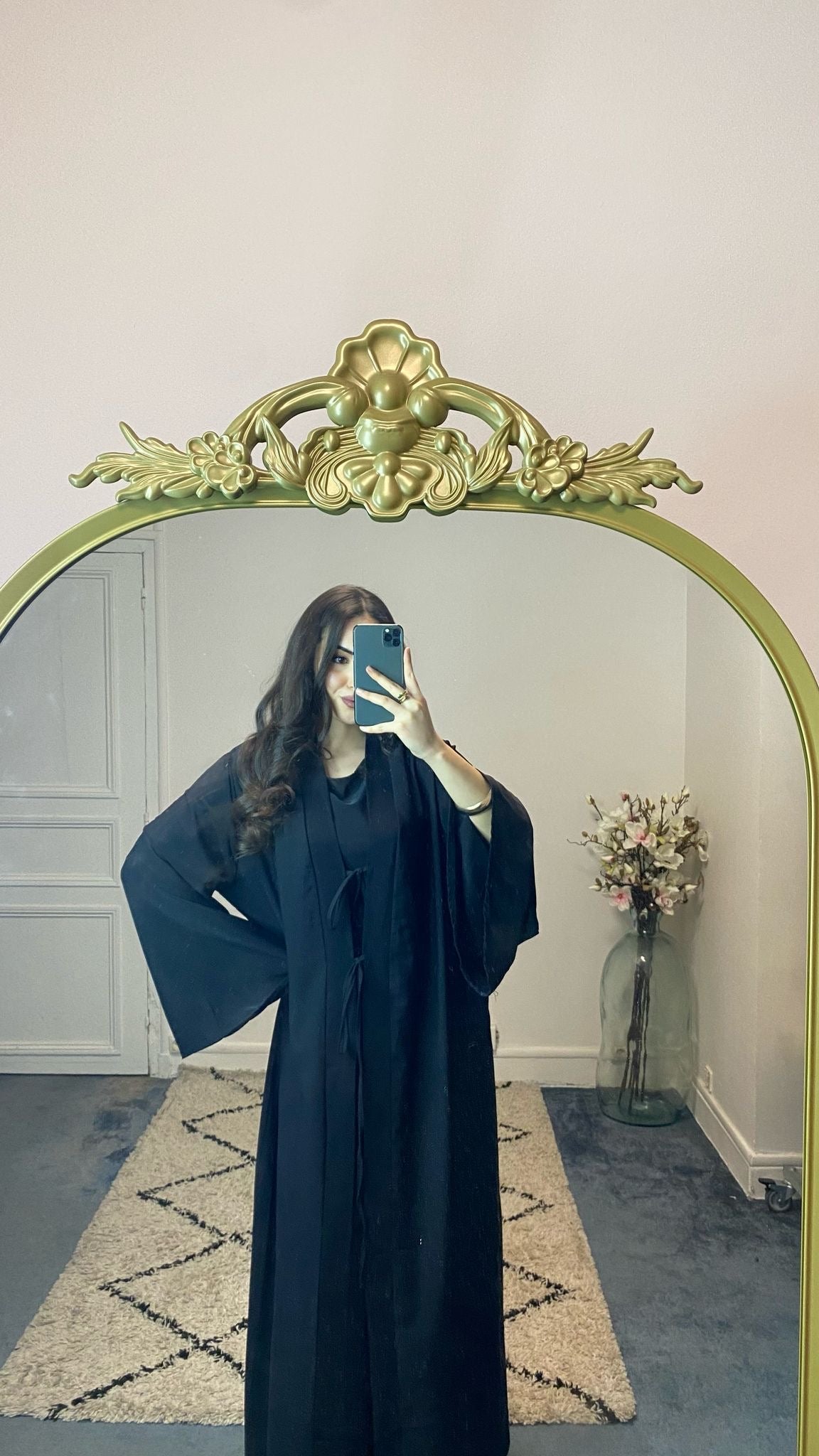 Abaya deux pièces fluide