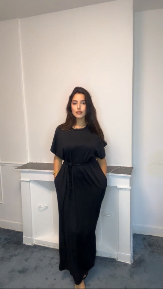 Robe fluide à nouer